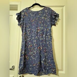 Blue Flowery Dress